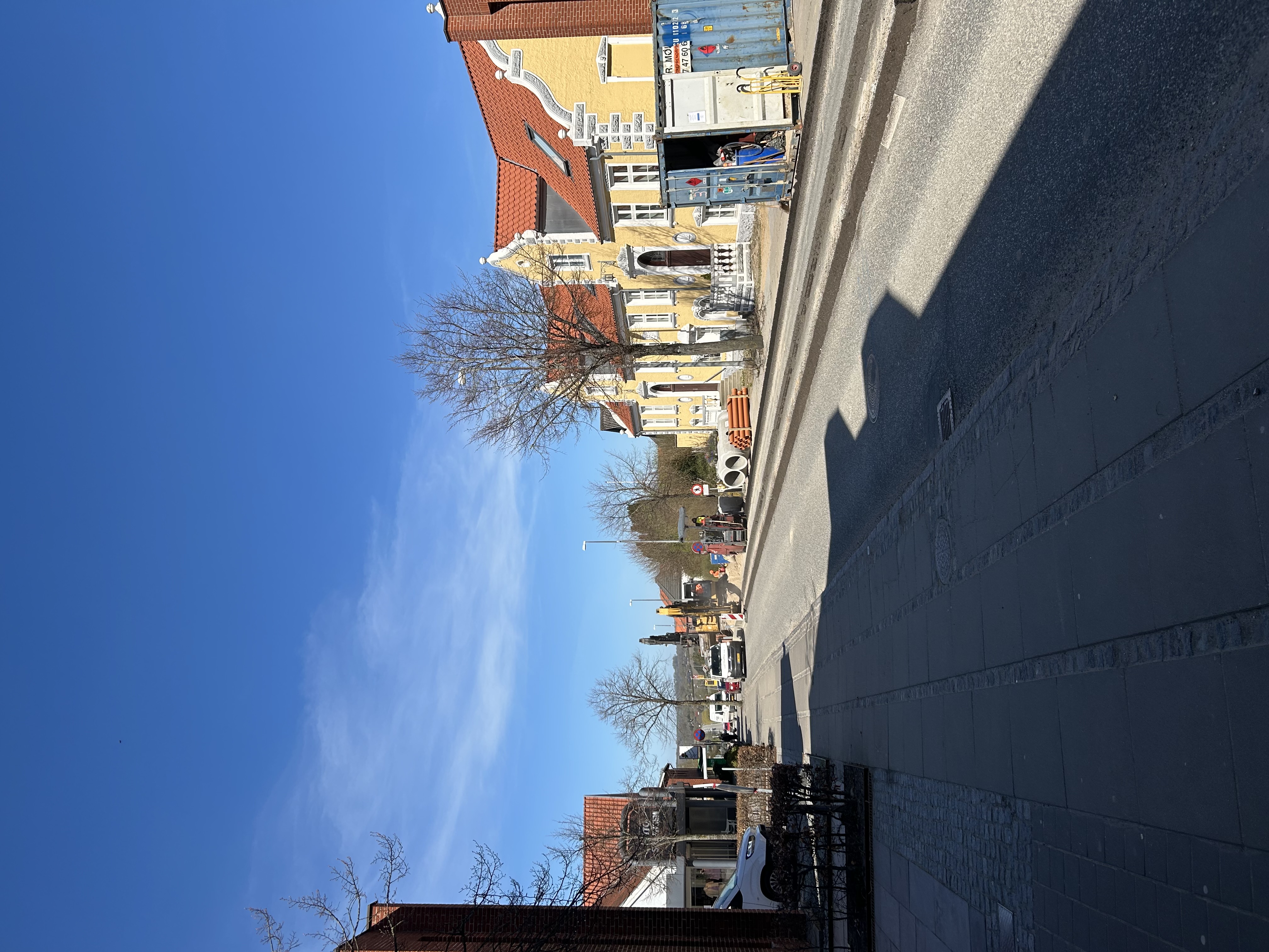 Foto hovedgaden gravearbejde